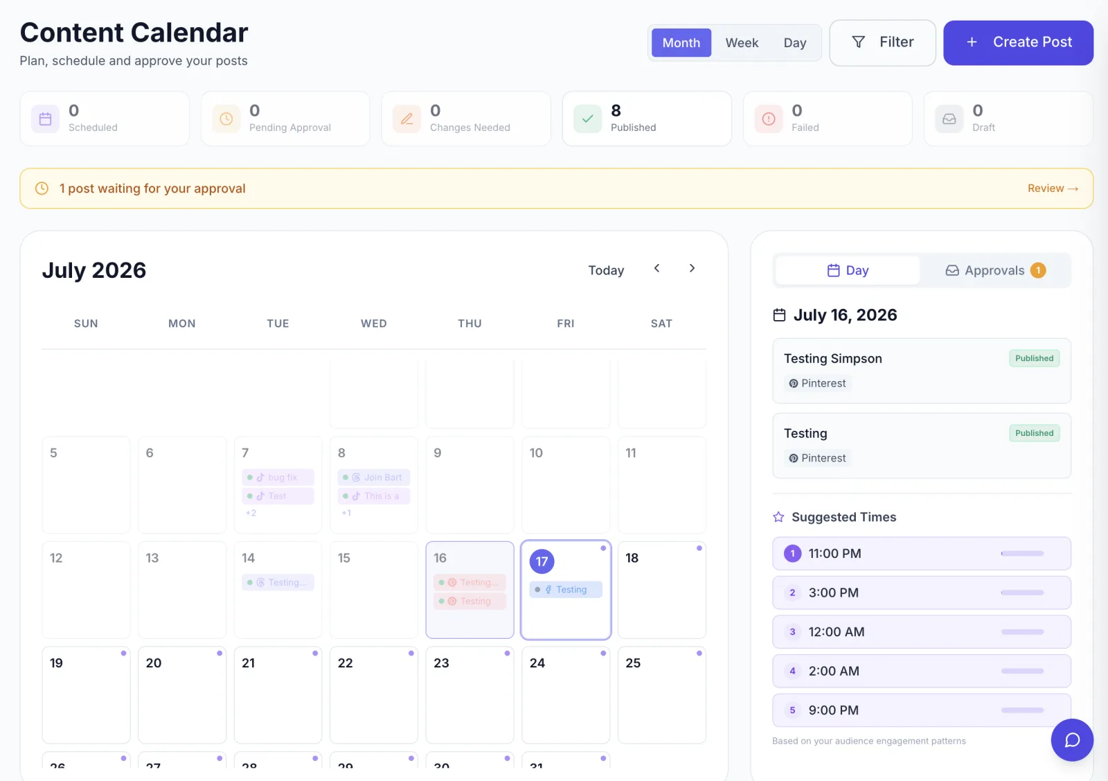 Scheduling